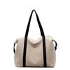 Large Capacity Canvas Tote Bag Women Stylish Shoulder Crossbody Travel With Zipper Phone Pocket