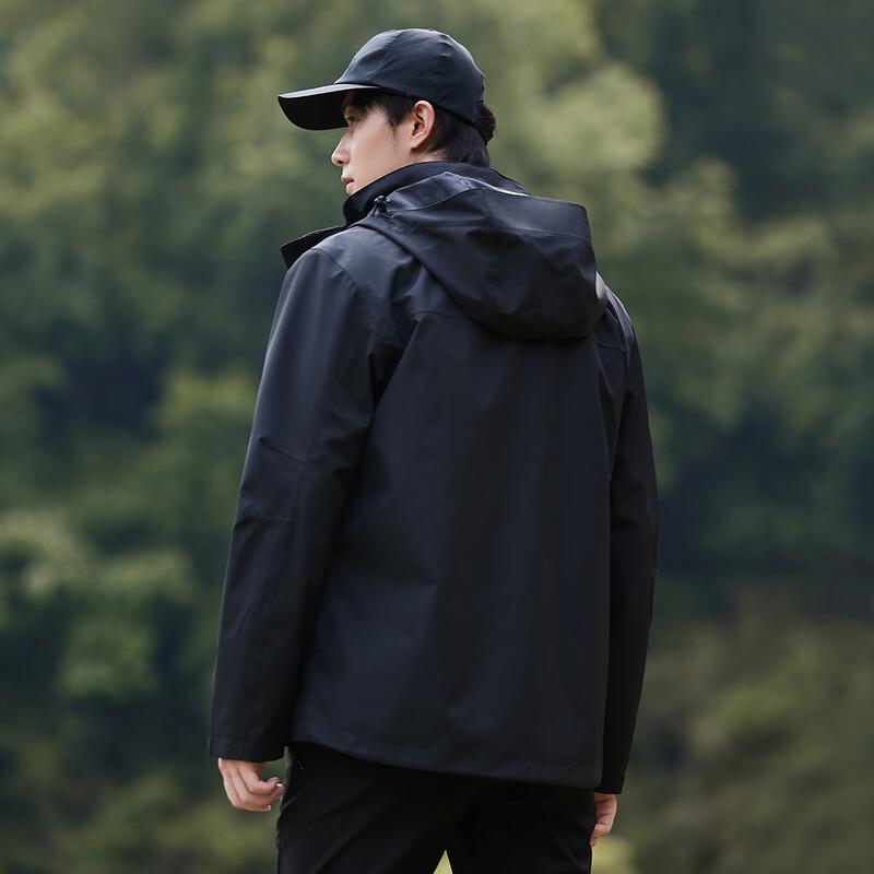Toluozhe 3-in-1 Waterproof Windproof Outdoor Jacket
