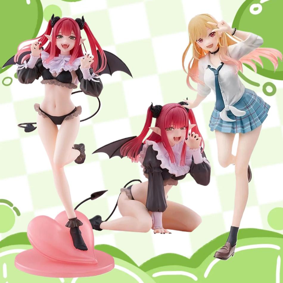 Anime Figure My Dress Up Darling Kitagawa Marin 10-28cm Action Figurine PVC Model Cosplay Beautiful Devil Liz Cute Desktop Toy