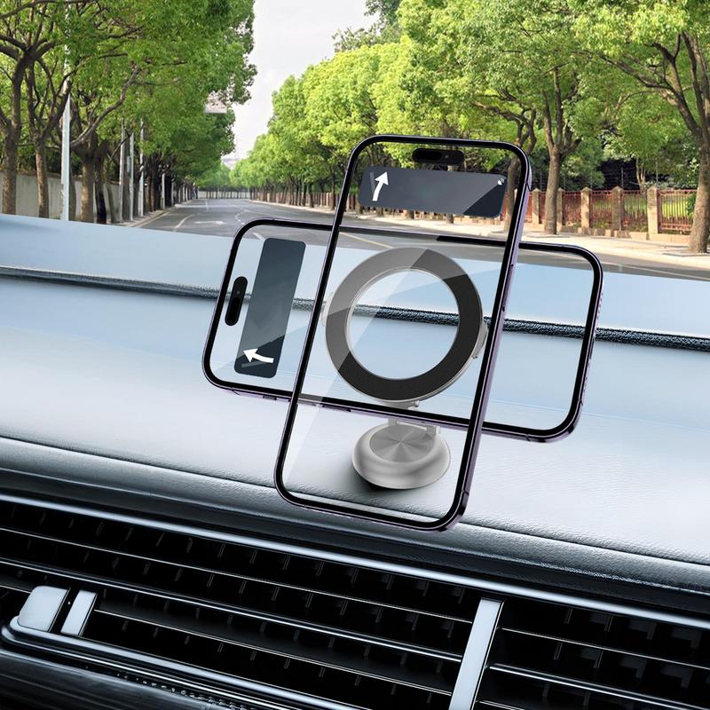 360 Degree Rotation Magnetic Car Phone Holder For Car Phone Car Mount For All Smartphone Case Foldable Bracket