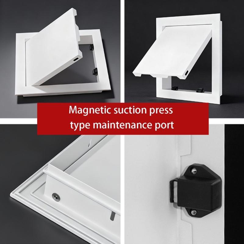 Smoothed Aluminum Push Activated Open Air Check Door Panel Perfect For Residential And Commercial Locations