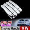 For VW Jetta A4 Bora 1999-2006 Chrome Handle Cover Trim Set Volkswagen MK4 2000 2004 2005 Car Accessories Stickers Car Styling