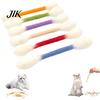 Indoor Cat Play Toy 6Pcs Cotton Swabs Toys with Catnip Giant Kitten Chew Sticks Felt Swab Cats Dental Care Teething Big Interactive Boredom