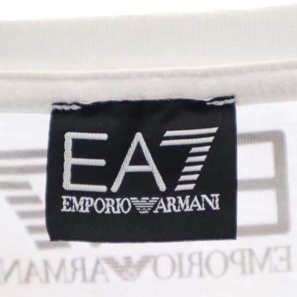 Emporio Armani Tričko s krátkym rukávom s potlačou loga S Biela farba Pánske Použité