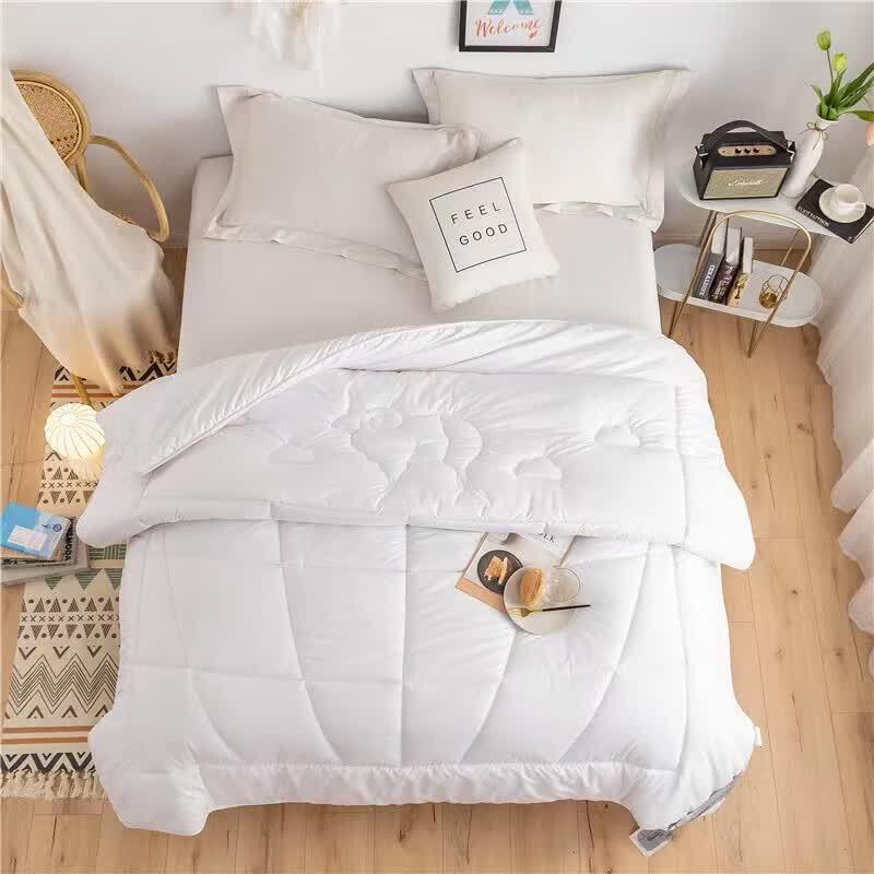 LT DUCK Fashion White Winter Wool Quilt