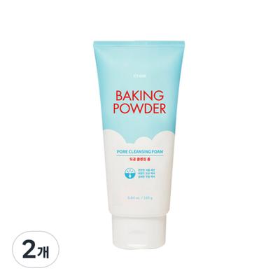 Baking Powder Pore Cleansing Foam, 160ml, 2 Pieces