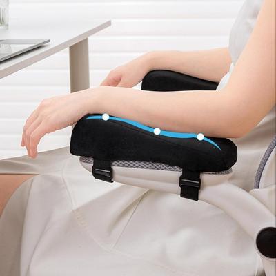 2pcs Soft Office Chair Armrest Cushion Set, Armrest Pads for Chairs That Can Be Tied To Chairs, Comfortable Office Chair Armrest Cushions