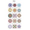 Versatile Mandalas Design Stencils For Artistic Expression Decoration Projects PET Templates With Precise Cutout Shapes