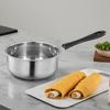 Kleine steelpan Mini soeppan Kookgerei met lange steel voor camper reiskeuken Melkpan Verwarmingspan Kookgerei Pan Inductie
