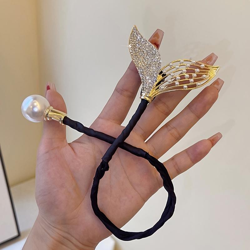 1 Stück Elegantes Haarknoten-Tool, Modisches Haarband-Lockenwickler, Schickes Twist-Haarclip-Werkzeug, Zartes Temperament-Haaraccessoire für Damen,