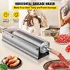 VEVOR Manual Sausage Stuffer, 7 L / 15 LBS Horizontal Sausage Machine, Dual-Speed Meat Stuffer, Made of Food-Grade 304 Stainless Steel