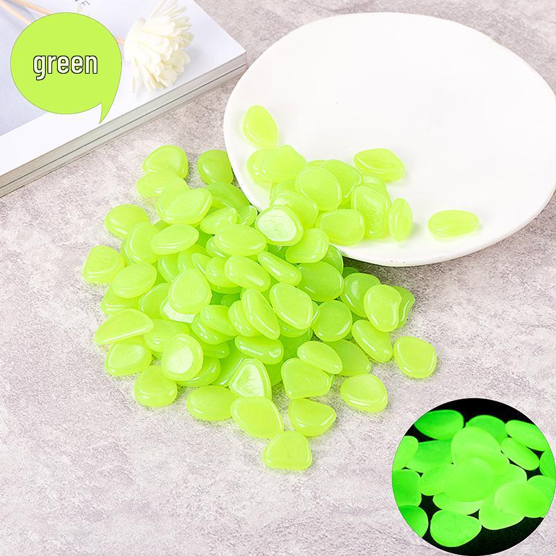 

2cm Fluorescent Pebble Stones for Aquarium Landscaping 10 pieces/bag (19g)