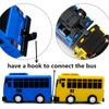 New 4pcs/set Ko Toy the Little Bus Mini Plastic Pull Back Blue Tayo Red Gani Yellow Lani Green Rogi Bus Car Model for Baby Gift