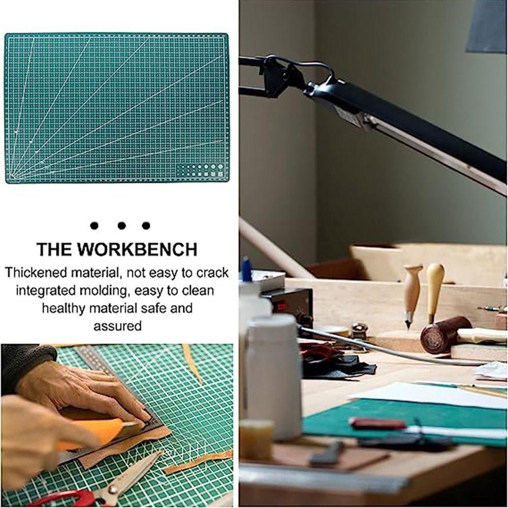Double-side Leather Craft Tool Cutting Mat Engraving Patchwork Sewing Cutting Board PVC A3 A4 A5 Workbench Pad Home DIY