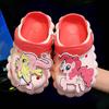 Children, Girls, Girls, Hole Shoes, Cute DIY Removable Shoes with Shoe Flowers Ins Three-dimensional Cute Card