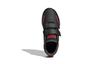 adidas Neo Vs Switch 3 Anti Slip Wear Resistant Low Top Kids' Skateboarding Shoes Black Red Children Aged 3 7 Years Old GZ1951