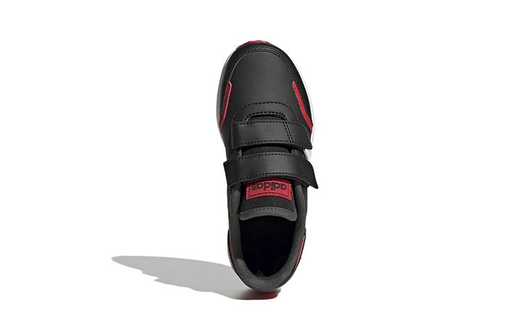 adidas Neo Vs Switch 3 Anti Slip Wear Resistant Low Top Kids' Skateboarding Shoes Black Red Children Aged 3 7 Years Old GZ1951