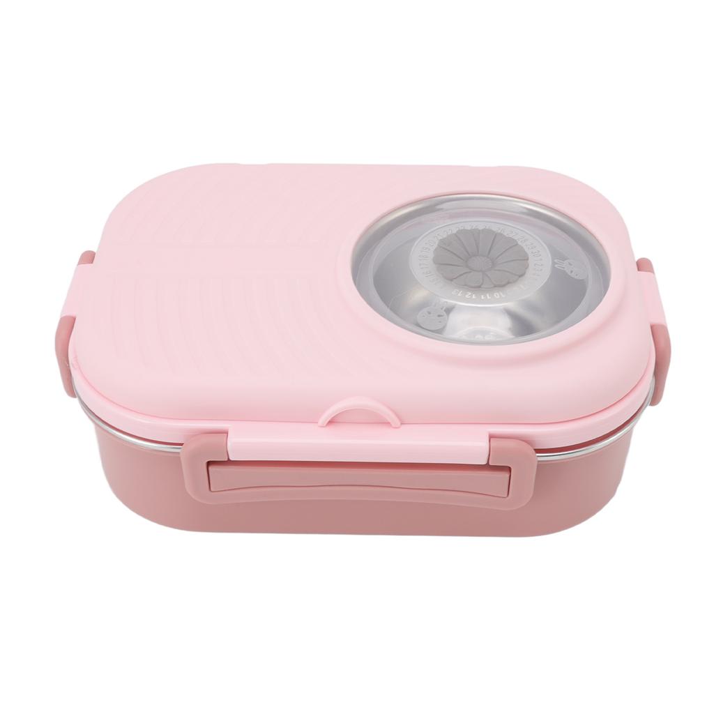 1450ml Bento Lunchbox Edelstahl Fach Thermische Bento Box Doppelschichtige Bento Behälter