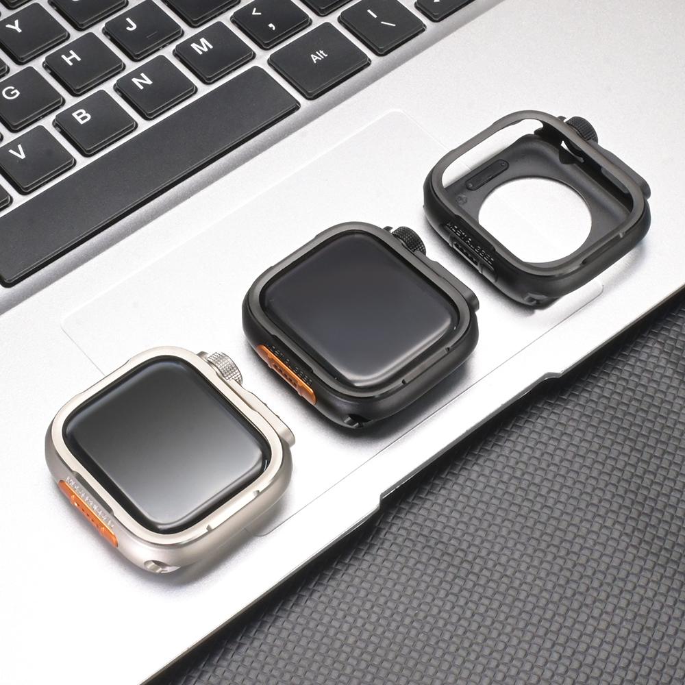 Metal Watchcase for Apple Watch Ultra 3 2 1 49mm 46mm 45mm 44mm Alloy Case Protector Cover for iwatch Series 11 10 9 8 7 6 5 SE3
