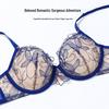 French Lace Women's Anti-Sagging Ultra-Thin Bra Set - Enhances Small Bust