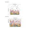 DIY Wall Stickers Colorful Static Adhesive Stickers Fashion Electrostatic Stickers  Window