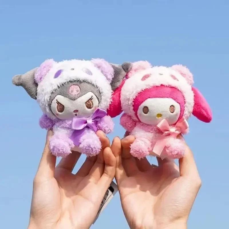 Plush *Keychain Anime Kuromi Doll Keyring Plushie Cinnamoroll Keychains Bag Pendant Toy Gift For Girls. For Kids Adults Children's Birthday Gift