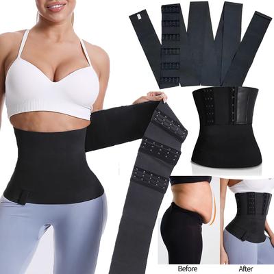 Midjeformande bälte för kvinnor plus size midjetränare trimmer magkontroll wrap kvinnor magband bantande shapewear