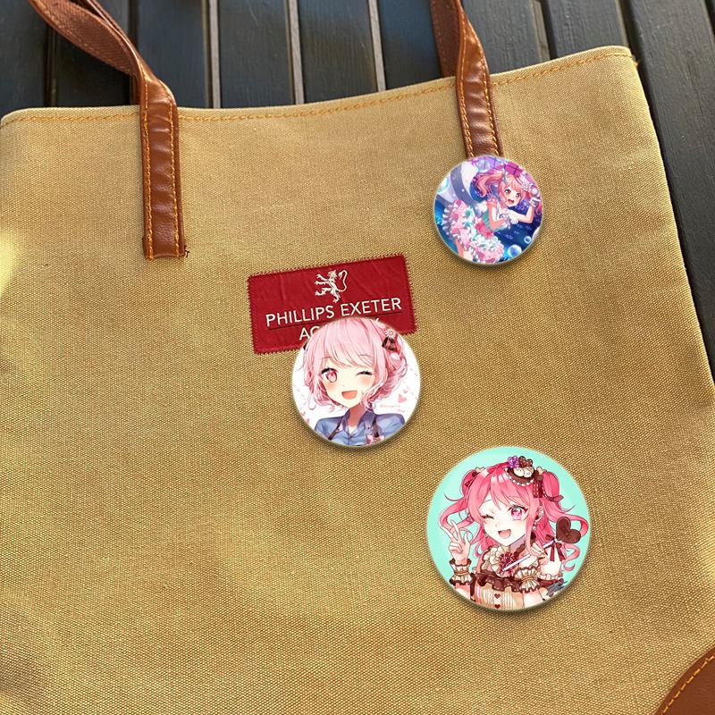 32/44/58mm BanG Dream Aya Maruyama Pin Handmade Brooch for Clothes Cartoon Cosplay Badge Backpack Decoration Jewelry Gift