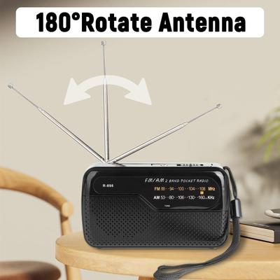 Compact FM/AM Portable Outdoor Radio