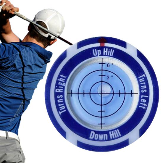 Golf Putt Green Reader Vysoce přesná kompaktní velikost Přenosná zelená pomůcka na čtení Bubble Level Golf příslušenství