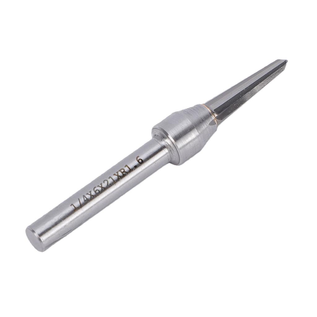V Groove CNC Milling Cutter Woodworking Wood Bending Plywood Cutting Smooth Grooving Rounded Bottom Router Bit