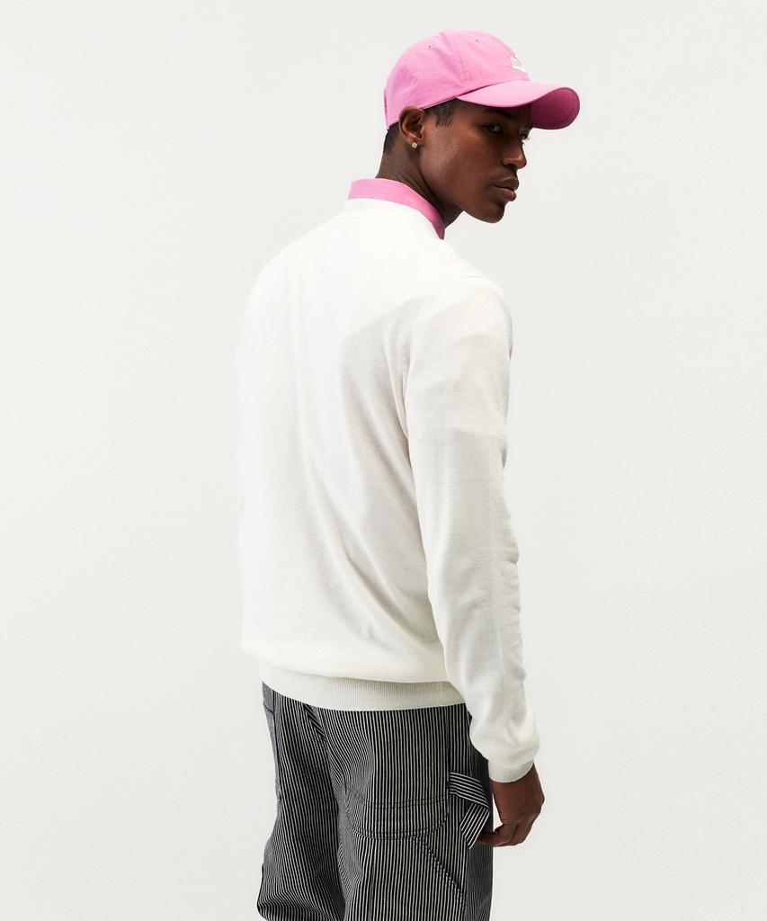 MAYOL My Logo Intarsia Round Neck Knit_Ivory