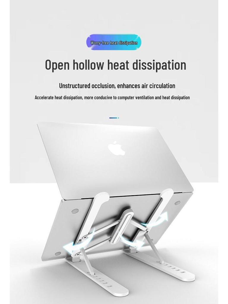 Adjustable Portable Laptop Stand Cooling Bracket and Tablet Riser