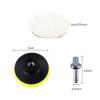 5Pcs 3/4/5/6/7 inch Car Waxing Sponge Disk  for Polisher Machine Auto Paint Care