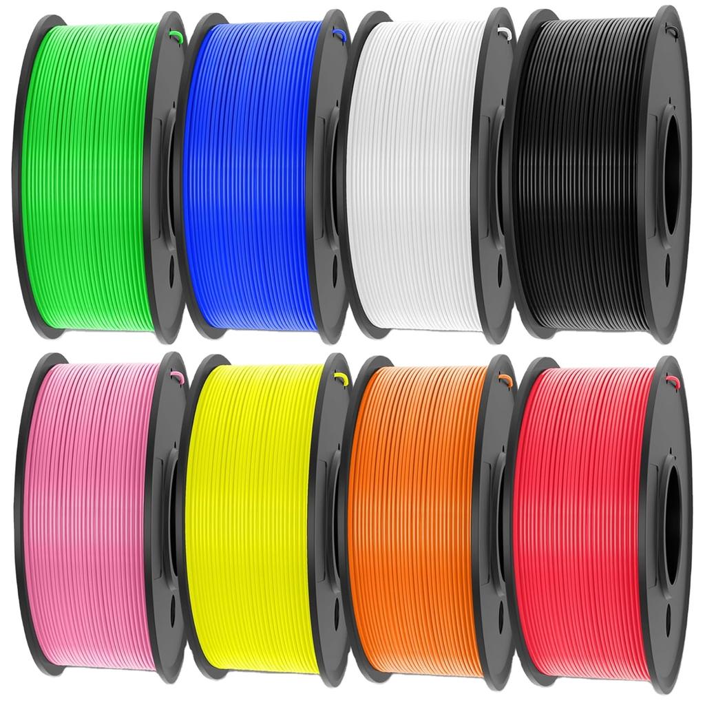 1kg 3D Printer Filament 1.75mm PLA ABS PETG Plastic Rods for 3D Printing