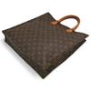 Auth LOUIS VUITTON Monogram Sac Plat Tote Bag Brown PVC M51140 Lv9929ss