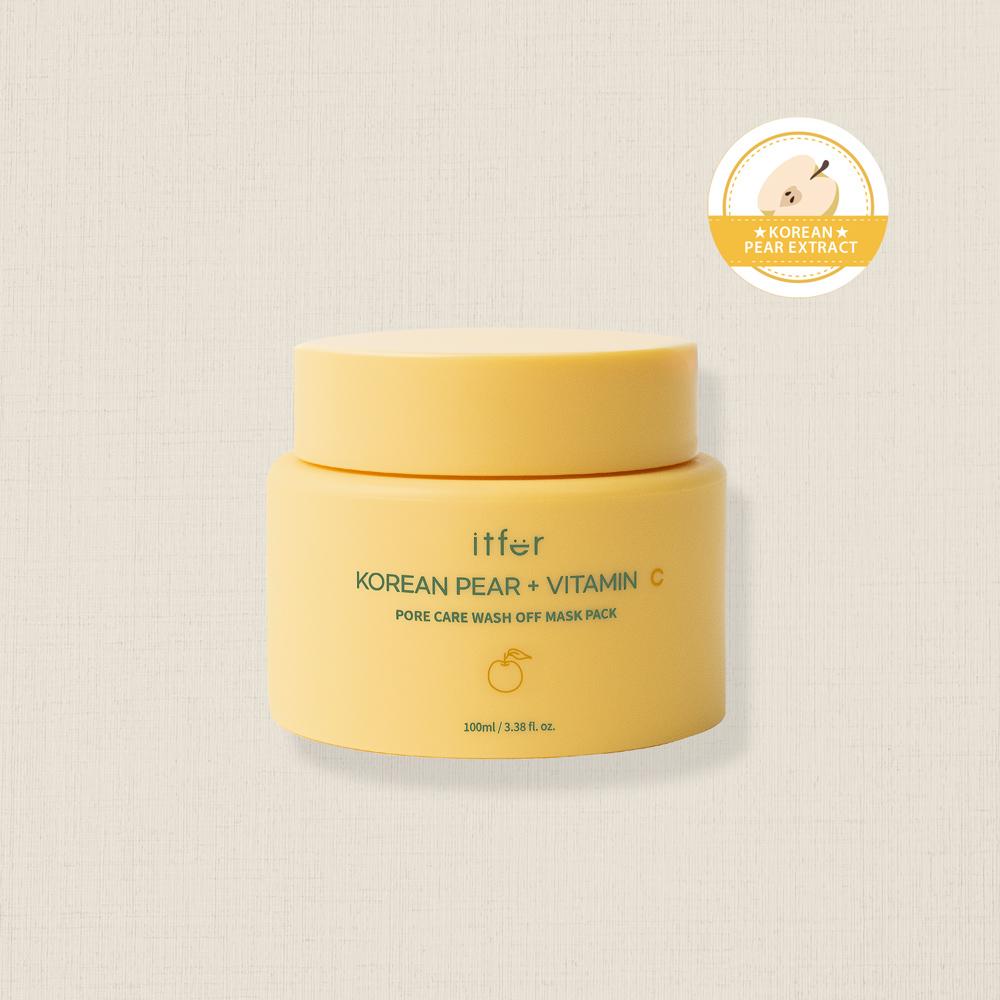 

Korean Pear Plus Vitamin C Pore Care Смываемая маска для ухода за порами