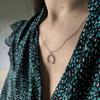 Silver Necklace with Cubic Zirconia, Item Weight 2.1 G (2186984)