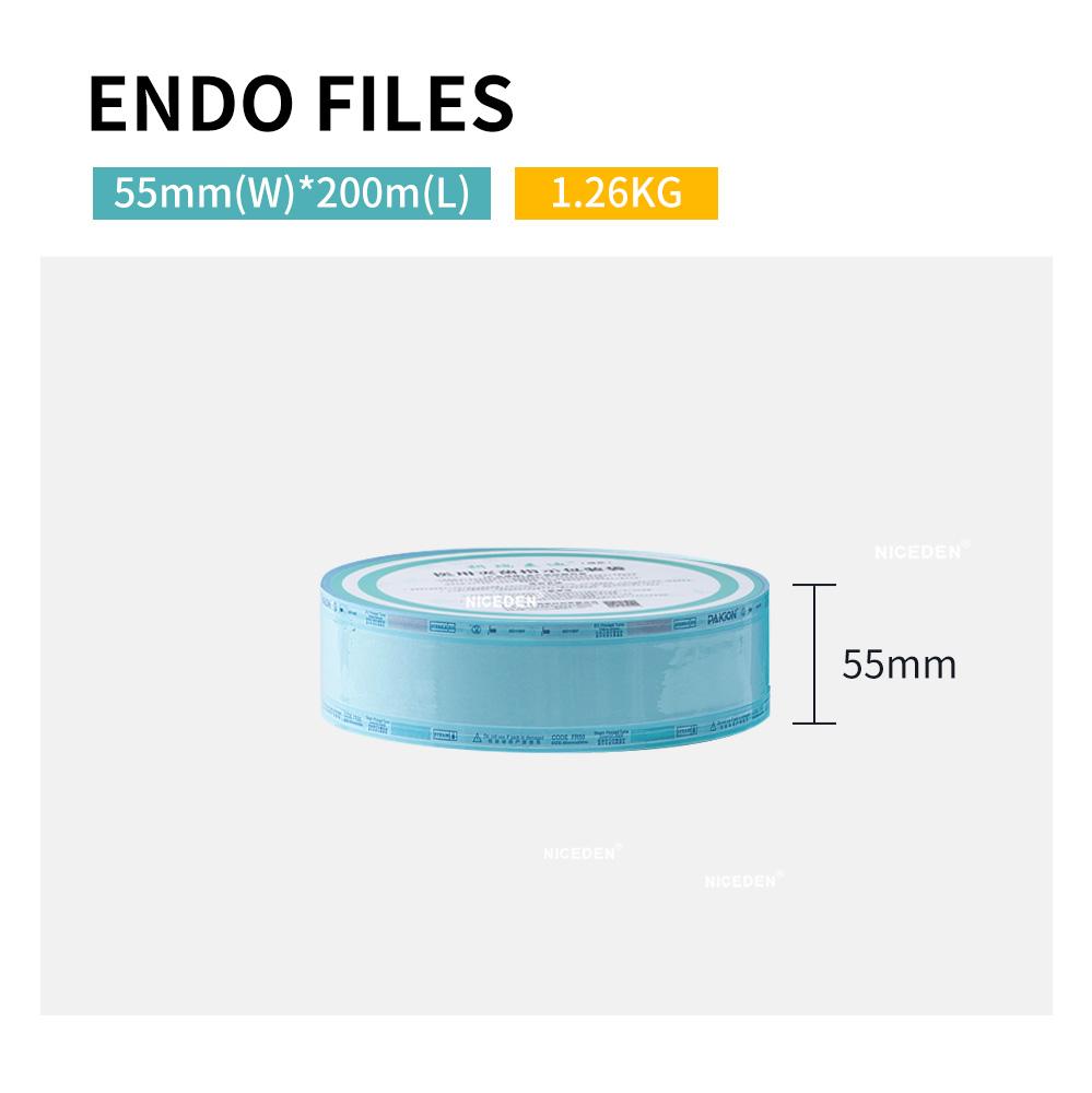 Niceden 14 Inches Hot Selling Medical Devices Packaging Pouch Dental Steam Eto Autoclave Heat Sealing Sterilization Flat Rolls Reel