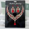 Necklace Set Bridal Accessories Fashionable Evening Dress Versatile for All Occasions