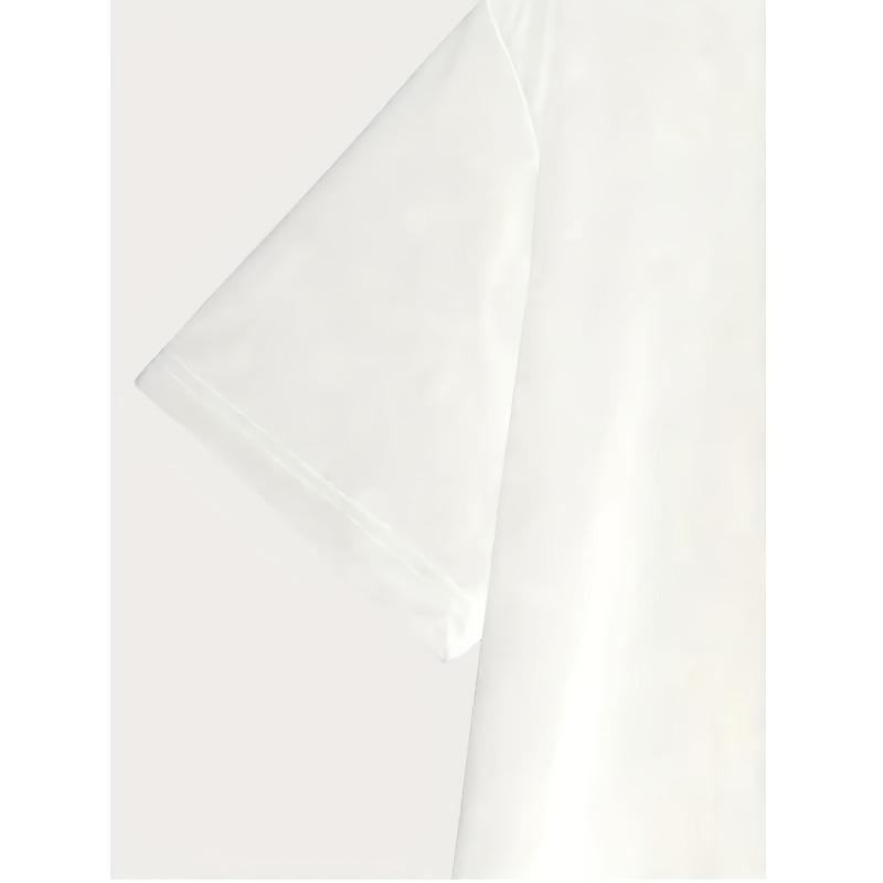 European size Men's T-Shirt with Hawaii Print & Hibiscus Flower - Short Sleeve Casual Shirt Lettering & Hibiscus with Hawaiian Flower Design