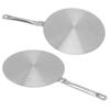 24cm Heat Diffuser Plate Stainless Steel Induction Cooker Heat Transfer Plate Adapter with Handle