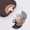 Chinese Style Metal Phone Patch Fan Shaped Phone Card Clip Luxury Phone Lanyard Gasket  Replacement
