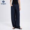 Navigare Women's Solid Casual Loose Long Pants