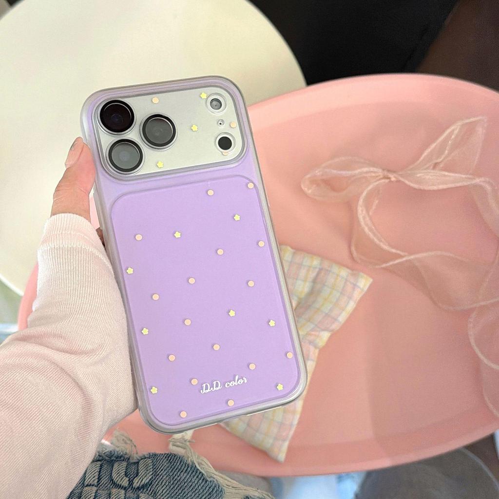 Colorful Polka Dot Phone Case for Apple 16Pro/17ProMax/15 with Anti-Drop Protection
