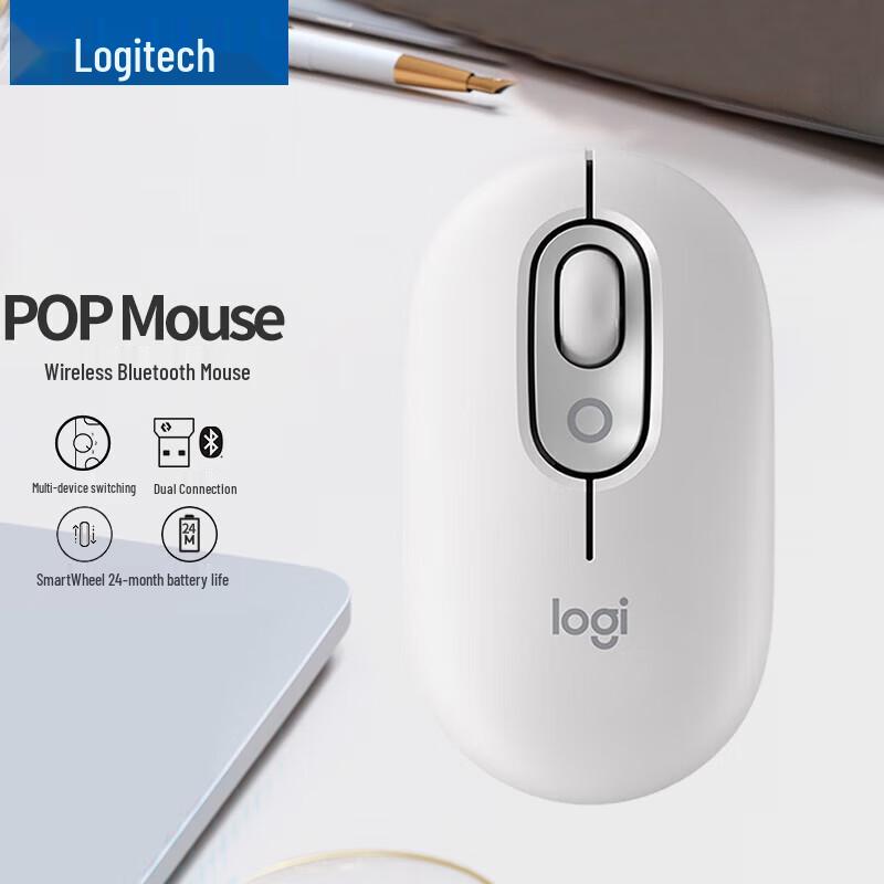 

Logitech POP MOUSE Wireless Bluetooth Mouse