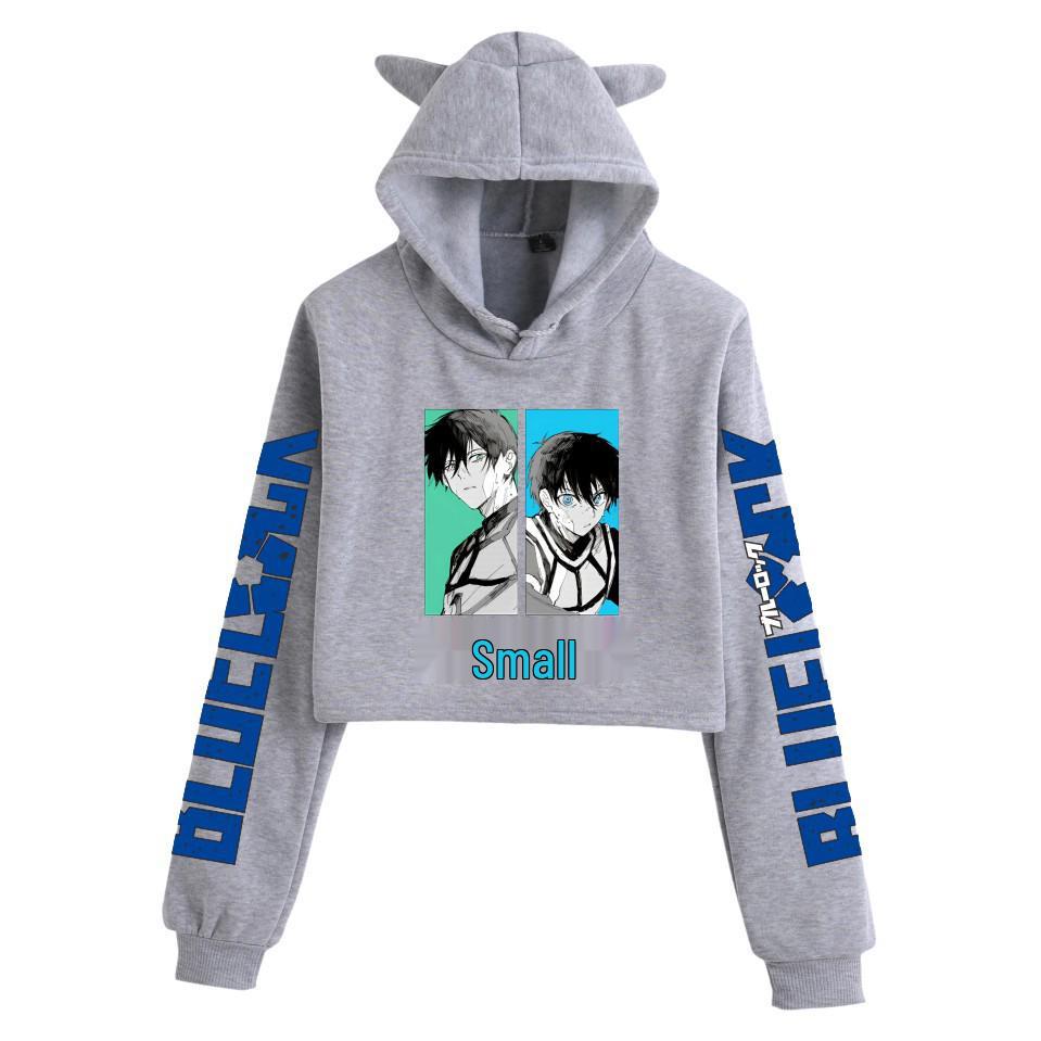Blue Lock Printed Women's Cat Ear Hoodie