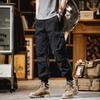 Men's New Overalls Wear-resistant and Dirt-resistant Loose Industrial Style Men's Pants Casual High-end Trendy Brand Men's Pants Men's Clothing
