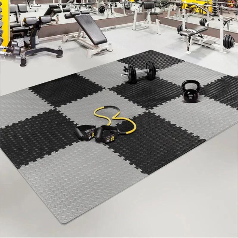 

20 Piece Puzzle Fitness Mat Double Sided Interlocking Foam Floor Mat EVA Non Slip Mat Suitable for Yoga and Fitness Equipment 20Pcs