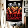 Lethal Company Wall Hanging Printed Fabric Blanket Decorative Tapestries for Bedroom Living Room Home Decor